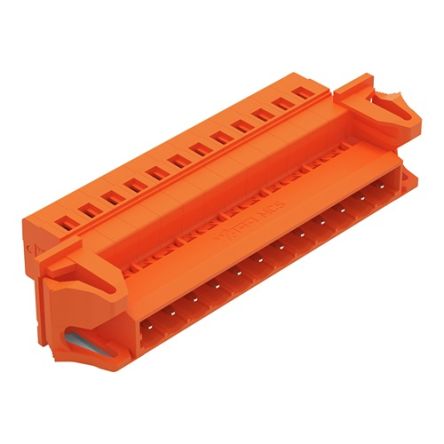 WAGO 231 Series Pluggable Connector, 12-Pole, Male, 12-Way, Snap-In, 12A [231-642/114-000]; 278-1070