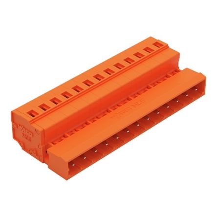 WAGO 231 Series Pluggable Connector, 13-Pole, Male, 13-Way, Snap-In, 12A [231-643]; 278-1071
