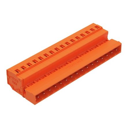 WAGO 231 Series Pluggable Connector, 16-Pole, Male, 16-Way, Snap-In, 12A [231-646/018-000]; 278-1083