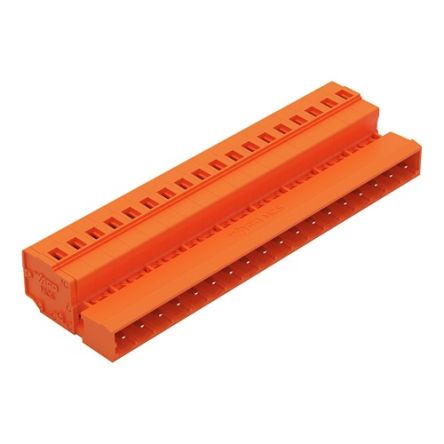 WAGO 231 Series Connector, 18-Pole, Female, 18-Way, Plug-In, 15A [231-648]; 278-1089