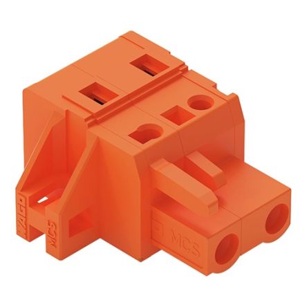 WAGO 231 Series Connector, 2-Pole, Female, 2-Way, Feed Through, 16A [231-702/031-000]; 278-1123