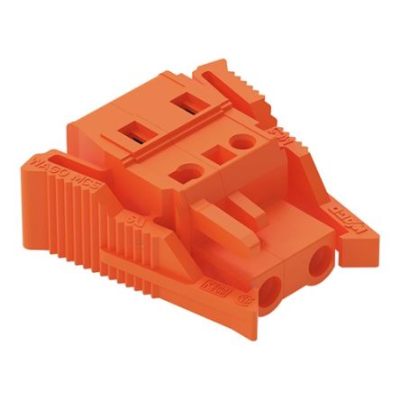 WAGO 231-702 Series Pluggable Connector, 2-Pole, Female, 2-Way, Plug-In, 16A [231-702/037-000]; 278-1124