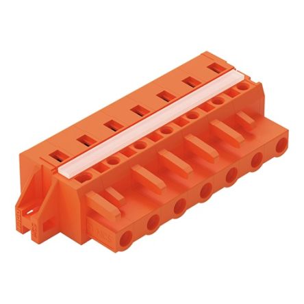 WAGO 231 Series Connector, 7-Pole, Female, 7-Way, Snap-In, 16A [231-707/027-000]; 278-1146