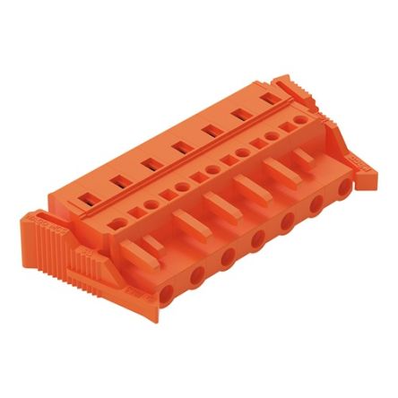 WAGO 231 Series Pluggable Connector, 7-Pole, Female, 7-Way, Free Hanging, 16A [231-707/037-000]; 278-1148