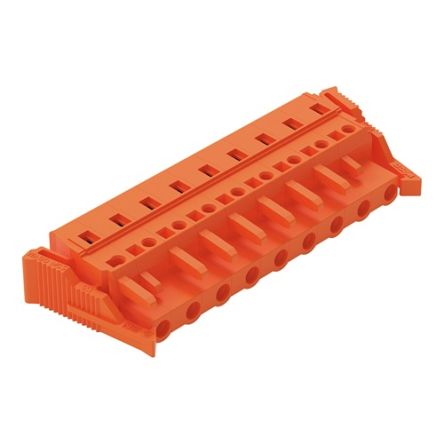 WAGO 231 Series Connector, 9-Pole, Female, 9-Way, Snap-In, 16A [231-709/037-000]; 278-1160