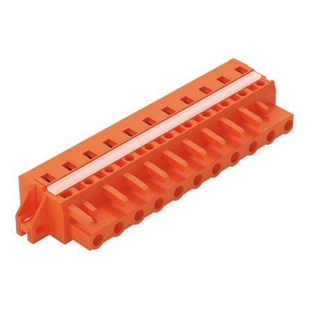 WAGO 231 Series Pluggable Connector, 11-Pole, Female, 11-Way, Snap-In, 16A [231-711/027-000]; 278-1169