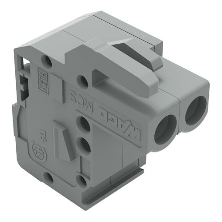 WAGO 232 Series Connector, 2-Pole, Female, 2-Way, Plug-In, 15A [232-102/026-000]; 278-1220