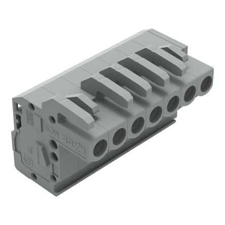 WAGO 231 Series Connector, 12-Pole, Female, 12-Way, Snap-In, 16A [232-107/026-000]; 278-1225