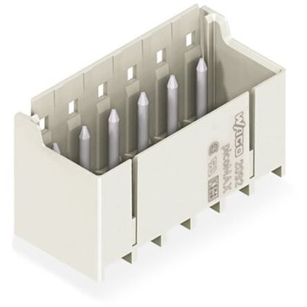 WAGO 2092 Series Straight PCB PCB Header, 2 Contact(s), 5 mm Pitch, 1 Row(s), Shrouded [2092-1402]; 278-1740