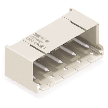 WAGO 2092 Series Horizontal PCB PCB Header, 2 Contact(s), 7.5 mm Pitch, 1 Row(s), Shrouded [2092-3422]; 278-1817