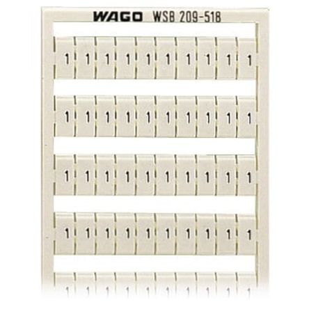 WAGO, 209 Marker Card for use with  for use with Terminal Blocks [209-518]; 278-1922