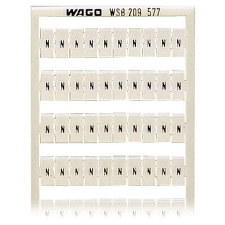 WAGO, 209 Marker Card for use with  for use with Terminal Blocks [209-577]; 278-1984