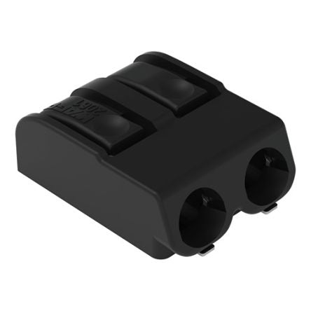 WAGO 2061 Series PCB Terminal Block, 2-Contact, 6mm Pitch, PCB Mount, 1-Row, Cage Clamp Termination [2061-622/998-404]; 278-2512