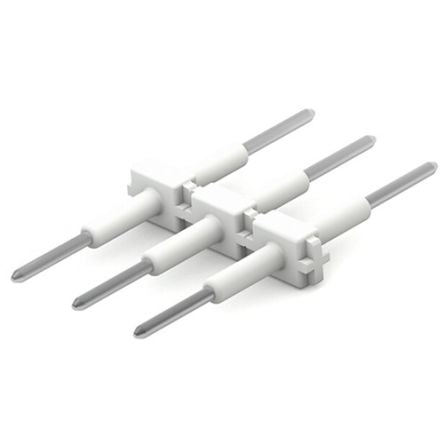 WAGO 2061 Series Board-To-Board Link, 4-Pole, Male to Male, 4-Way, Push-In, 9A [2061-904]; 278-2521