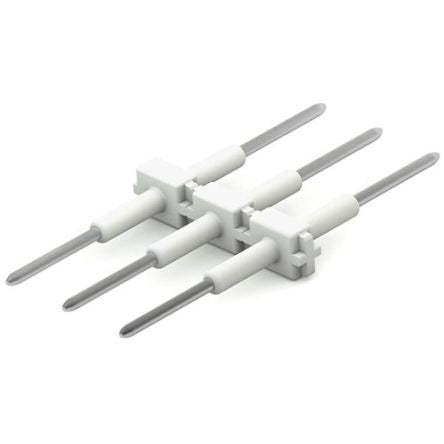 WAGO 2061 Series Board-To-Board Link, 4-Pole, Male to Male, 4-Way, Push-In, 9A [2061-904/034-000]; 278-2522