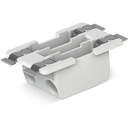 WAGO 2070 Series PCB Terminal Block, 2-Contact, 6.5mm Pitch, Surface Mount, 1-Row, Push-In Cage Clamp Termination [2070-452/998-406]; 278-2533