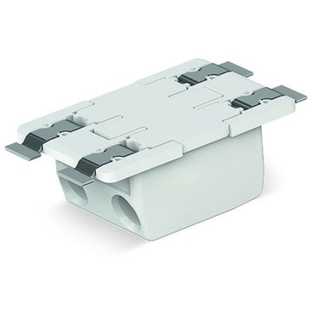 WAGO 2070 Series PCB Terminal Block, 2-Contact, 6.5mm Pitch, Surface Mount, 1-Row, Push-In Cage Clamp Termination [2070-462/998-406]; 278-2536