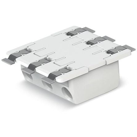 WAGO 2070 Series PCB Terminal Block, 3-Contact, 6.5mm Pitch, PCB Mount, 1-Row, Cage Clamp Termination [2070-463/998-406]; 278-2537