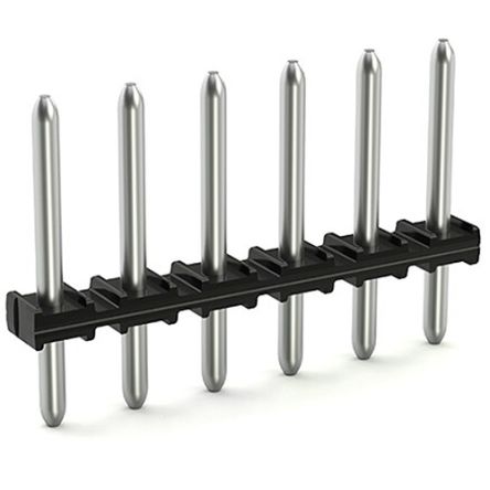 WAGO 2091 Series Straight Horizontal and Vertical Mount Header, 8 Contact(s), 1 mm Pitch, 1 Row(s), Unshrouded [2091-1708]; 278-2676