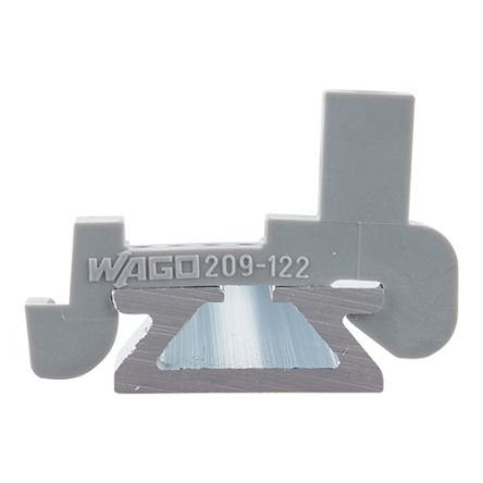 WAGO, 209 Plastic End Stop for use with Mounting Accessories [209-122]; 278-2689