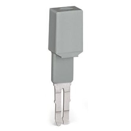 WAGO Grey Male Test Plug, 4 mm Connector, Plug-In Termination [209-170]; 278-2705
