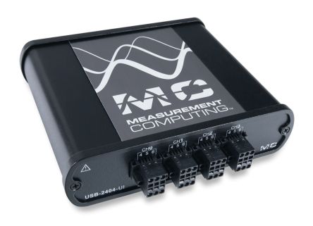 Digilent USB-2404-UI Data Acquisition, 4 Channel(s), USB, 100sps, 24 bit [6069-410-035]; 278-2746