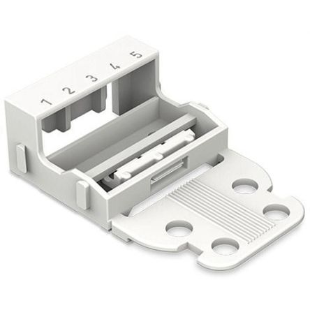 WAGO 221 Series Mounting Carrier for Use with 5-wire connectors [221-525]; 278-2796