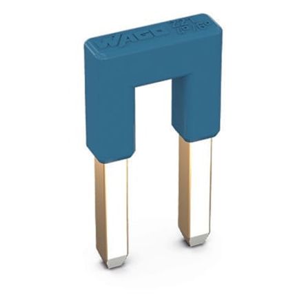 WAGO, 221 Jumper Male Vertical Blue Installation Terminal Blocks and Connectors 2 Way 1 Row [221-942/000-006]; 278-2803