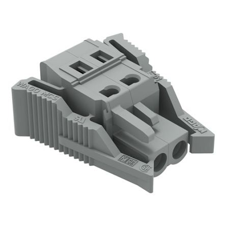 WAGO 231 Series Pluggable Connector, 2-Pole, Female, 2-Way, Plug-In, 16A [231-102/037-000]; 278-2831