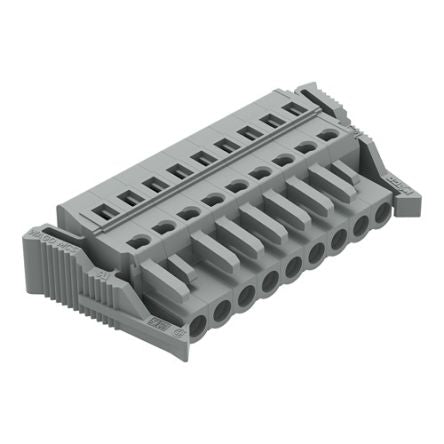 WAGO 231 Series Pluggable Connector, 9-Pole, Female, 9-Way, Snap-In, 16A [231-109/037-000]; 278-2871