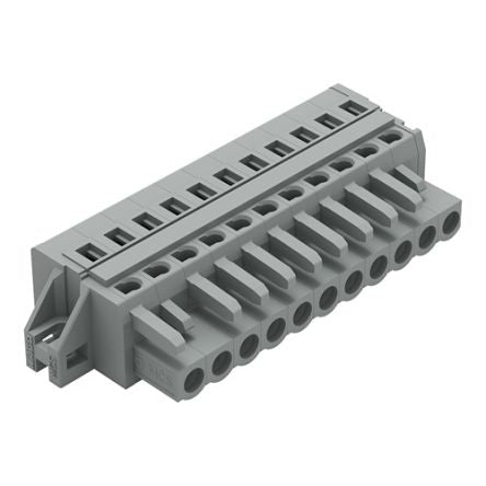 WAGO 231 Series Connector, 11-Pole, Female, 11-Way, Feed Through, 16A [231-111/027-000]; 278-2881