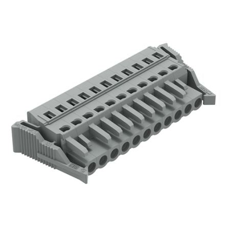 WAGO 231 Series Pluggable Connector, 11-Pole, Female, 11-Way, Plug-In, 16A [231-111/037-000]; 278-2884