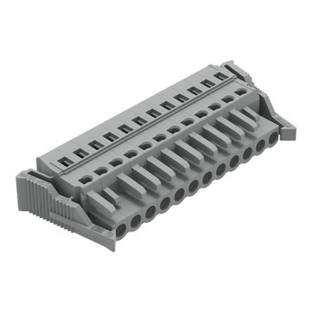 WAGO 231 Series Connector, 12-Pole, Female, 12-Way, Snap-In, 16A [231-112/037-000]; 278-2890