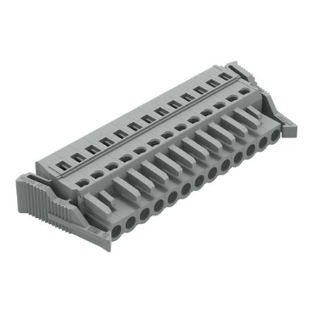 WAGO 231 Series Pluggable Connector, 13-Pole, Female, 13-Way, Plug-In, 16A [231-113/037-000]; 278-2896