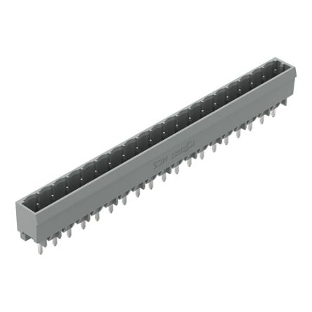 WAGO 231 Series Straight PCB PCB Header, 19 Contact(s), 5 mm Pitch, 1 Row(s), Shrouded [231-149/001-000]; 278-2979