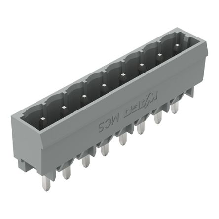 WAGO 231 Series Straight Horizontal and Vertical Mount Header, 8 Contact(s), 1.2 mm Pitch, 1 Row(s), Unshrouded [231-168/001-000]; 278-2997