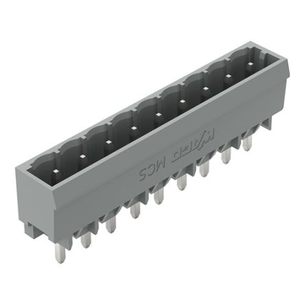 WAGO 231 Series Straight PCB PCB Header, 9 Contact(s), 5 mm Pitch, 1 Row(s), Shrouded [231-169/001-000]; 278-3001