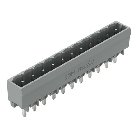 WAGO 231 Series Straight PCB PCB Header, 11 Contact(s), 5 mm Pitch, 1 Row(s), Shrouded [231-171/001-000]; 278-3004