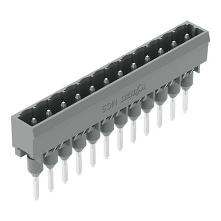 WAGO 231 Series Straight DIN Rail PCB Connector, 12 Contact(s), 5 mm Pitch, 1 Row(s), Shrouded [231-172/003-000]; 278-3006