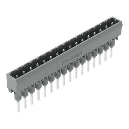 WAGO 231 Series Straight DIN Rail PCB Connector, 16 Contact(s), 5 mm Pitch, 1 Row(s), Shrouded [231-176/003-000]; 278-3009