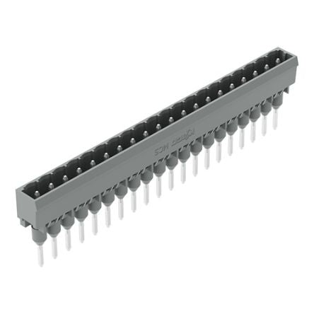 WAGO 231 Series Straight PCB PCB Header, 20 Contact(s), 5 mm Pitch, 1 Row(s), Shrouded [231-180/003-000]; 278-3011