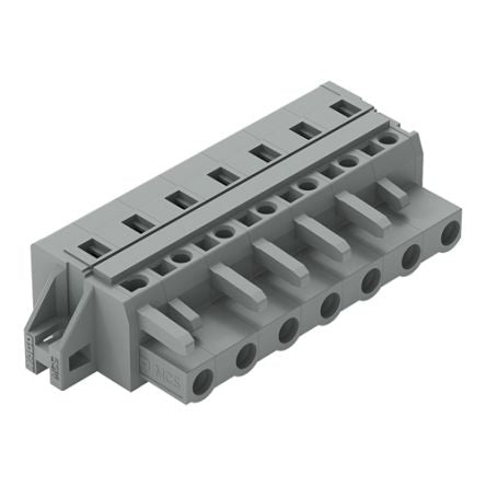 WAGO 231 Series Connector, 7-Pole, Female, 7-Way, Cable Mount, 15A [231-207/027-000]; 278-3039