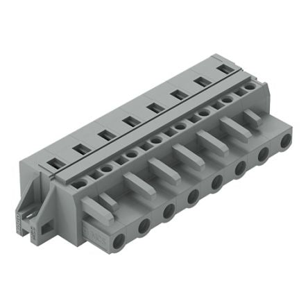 WAGO 231 Series Connector, 6-Pole, Female, 6-Way, Cable Mount, 15A [231-208/027-000]; 278-3044