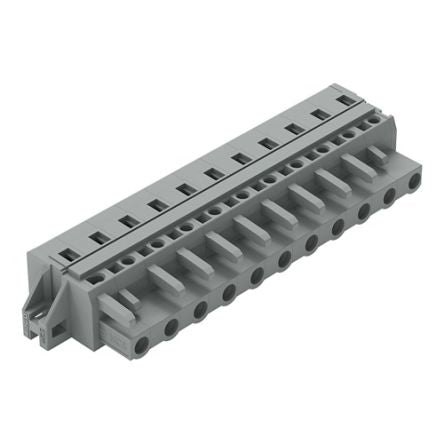 WAGO 231 Series Connector, 11-Pole, Female, 11-Way, Cable Mount, 15A [231-211/027-000]; 278-3074