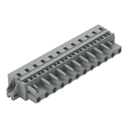WAGO 231 Series Connector, 12-Pole, Female, 12-Way, Cable Mount, 15A [231-212/027-000]; 278-3081