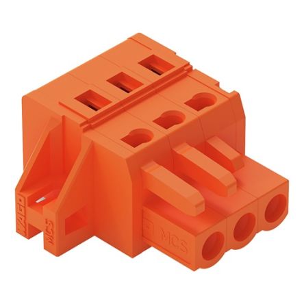 WAGO 231 Series Connector, 3-Pole, Female, 3-Way, Feed Through, 16A [231-303/031-000]; 278-3132