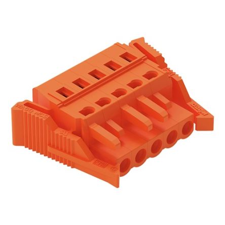WAGO 231 Series Connector, 5-Pole, Female, 5-Way, Snap-In, 16A [231-305/037-000]; 278-3144