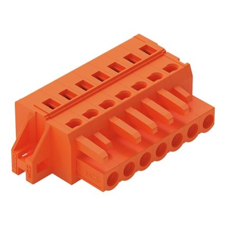 WAGO 231 Series Connector, 7-Pole, Female, 7-Way, Cable Mount, 15A [231-307/031-000]; 278-3158