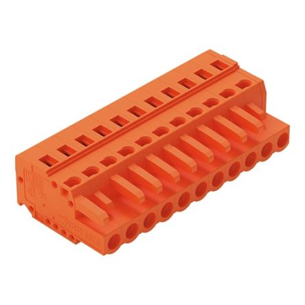 WAGO 231 Series Connector, 11-Pole, Female, 11-Way, Snap-In, 16A [231-311/026-000]; 278-3183