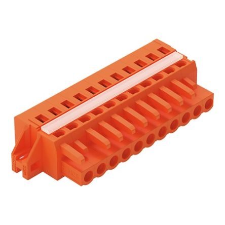 WAGO 231 Series Connector, 11-Pole, Female, 11-Way, Snap-In, 16A [231-311/027-000]; 278-3184